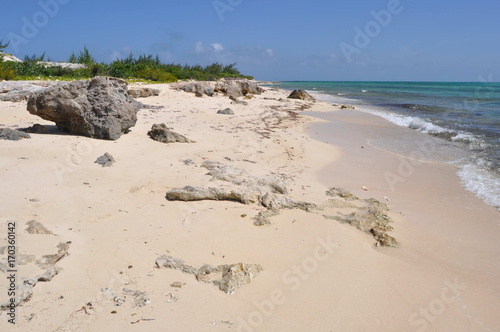 Fototapeta Naklejka Na Ścianę i Meble -  Beach in Grand Turk, Turks & Caicos Islands