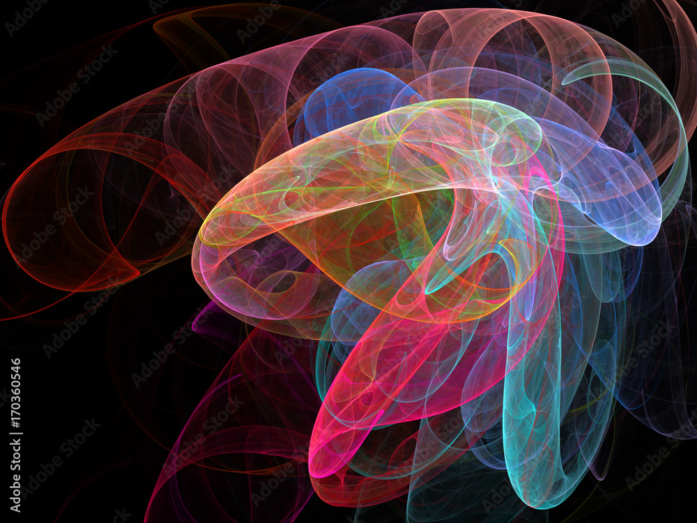 Abstract fractal background Abstract fractal background