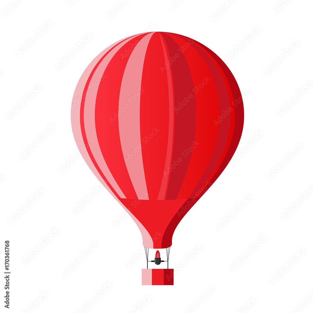 Obraz premium hot air balloon. vector illustration