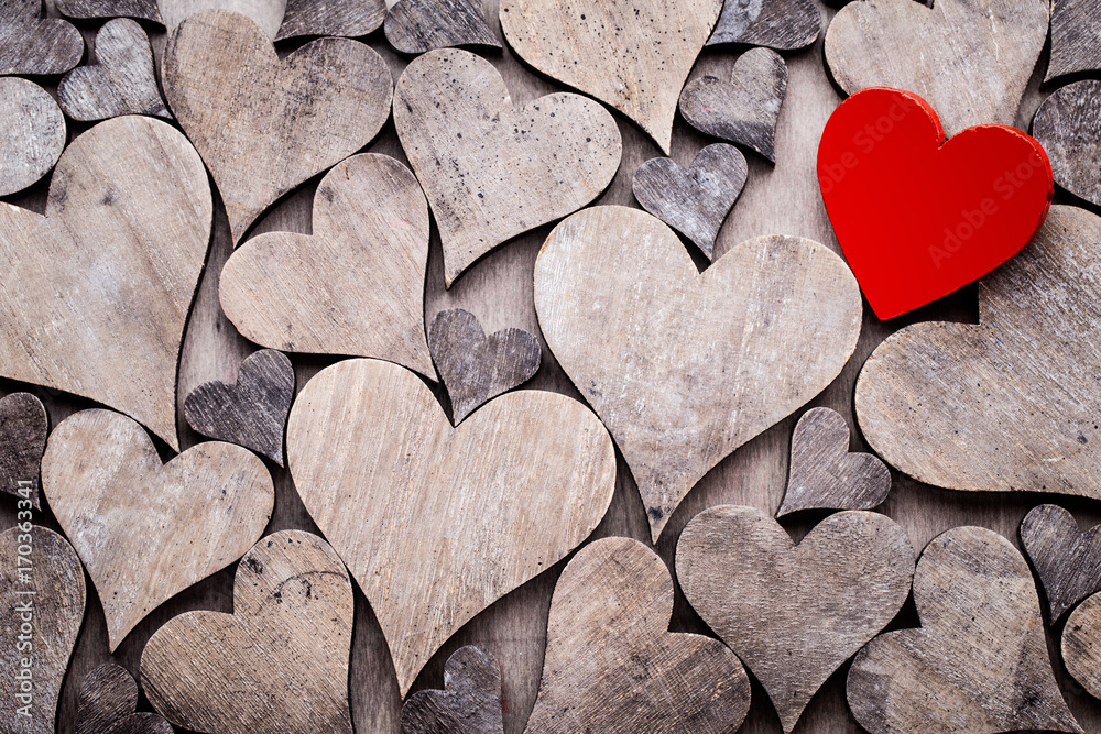 Obraz premium Valentine day greeting card.