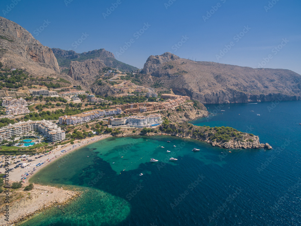 Mediterranean sea coast (Spain, Costa Blanca) Mediterranean sea coast (Spain, Costa Blanca)