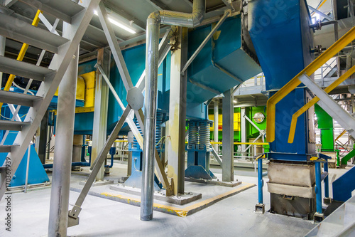 Equipment inside chemical production 