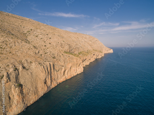 Mediterranean sea coast (Spain, Costa Blanca, Morro de Toix)