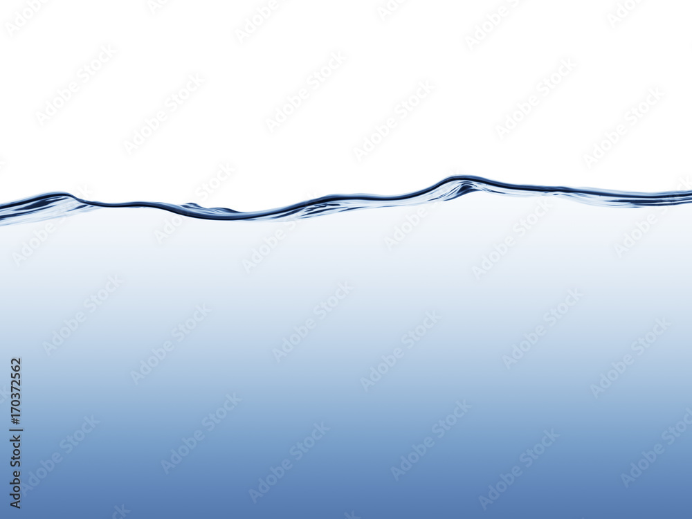 Blue flowing water wave with deep water gradient Blue flowing water wave with deep water gradient