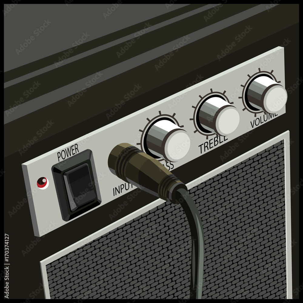 Fototapeta premium Guitar Amplifier