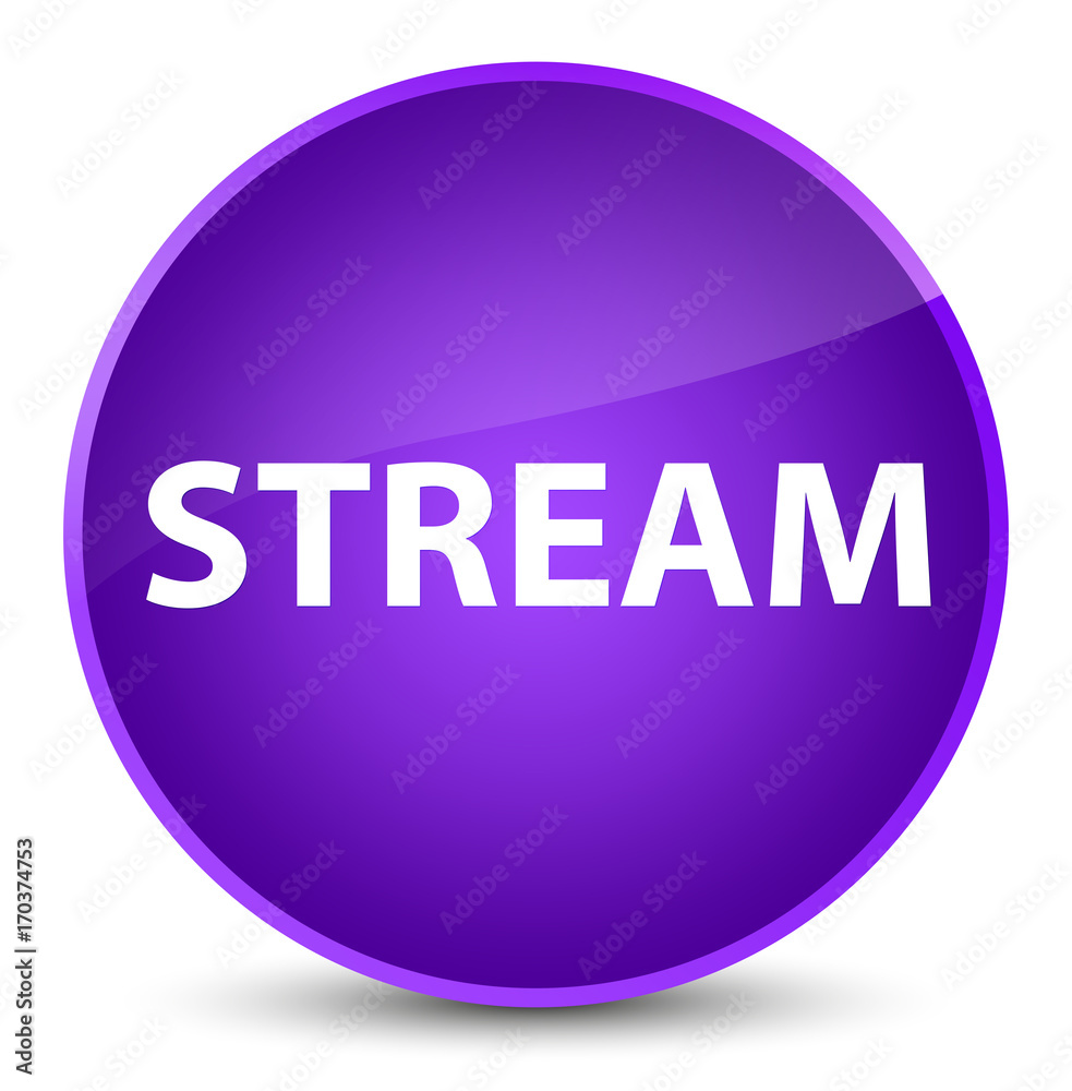 Stream elegant purple round button Stream elegant purple round button