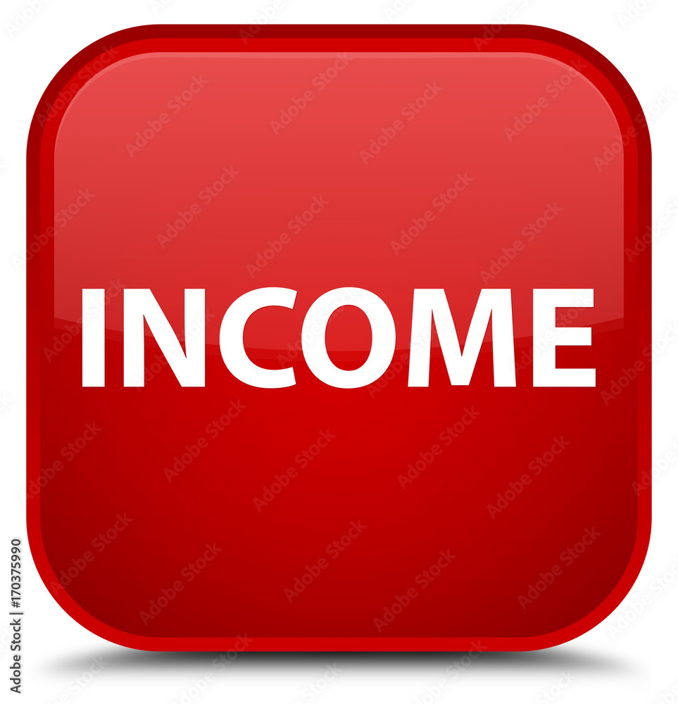 Income special red square button Income special red square button