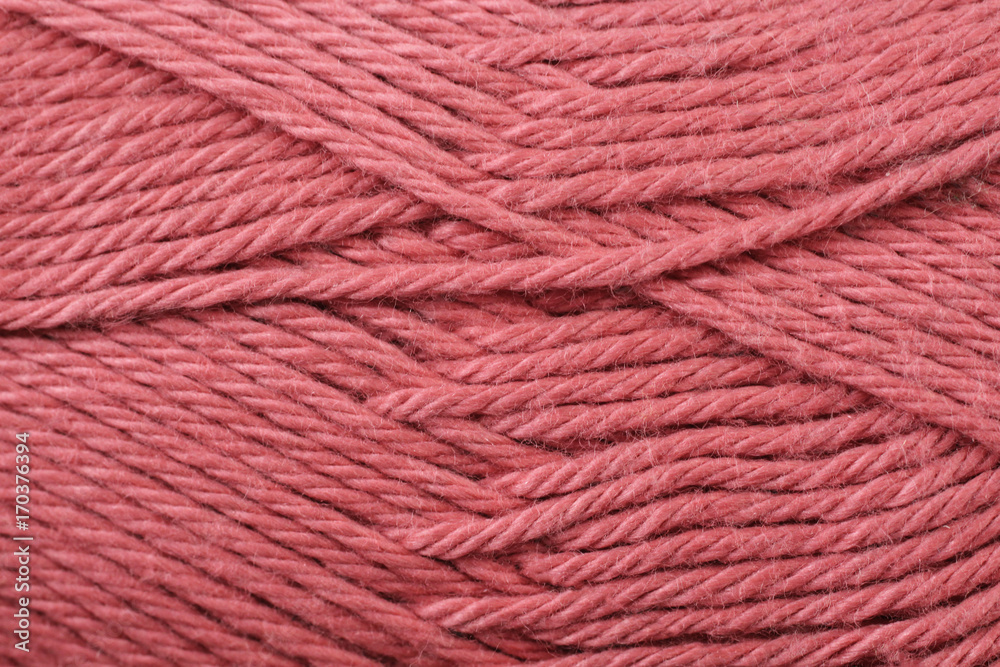 A super close up image of red yarn A super close up image of red yarn