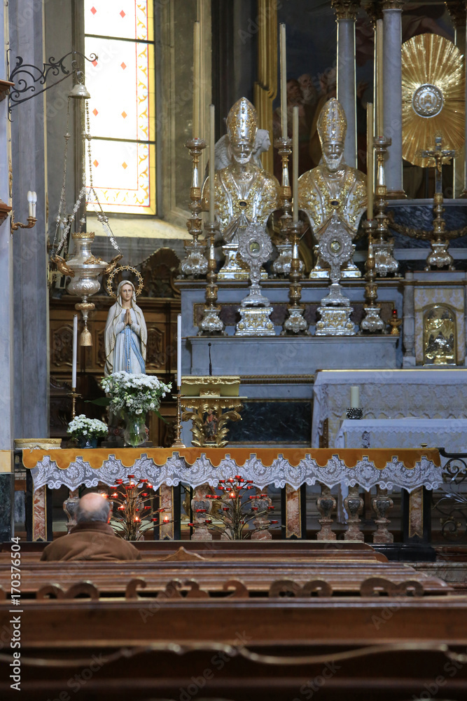 Eglise Sainte-Marie-Majeure. Santa Maria Maggiore. Italie. / Santa Maria Maggiore church. Santa Maria Maggiore. Italy...