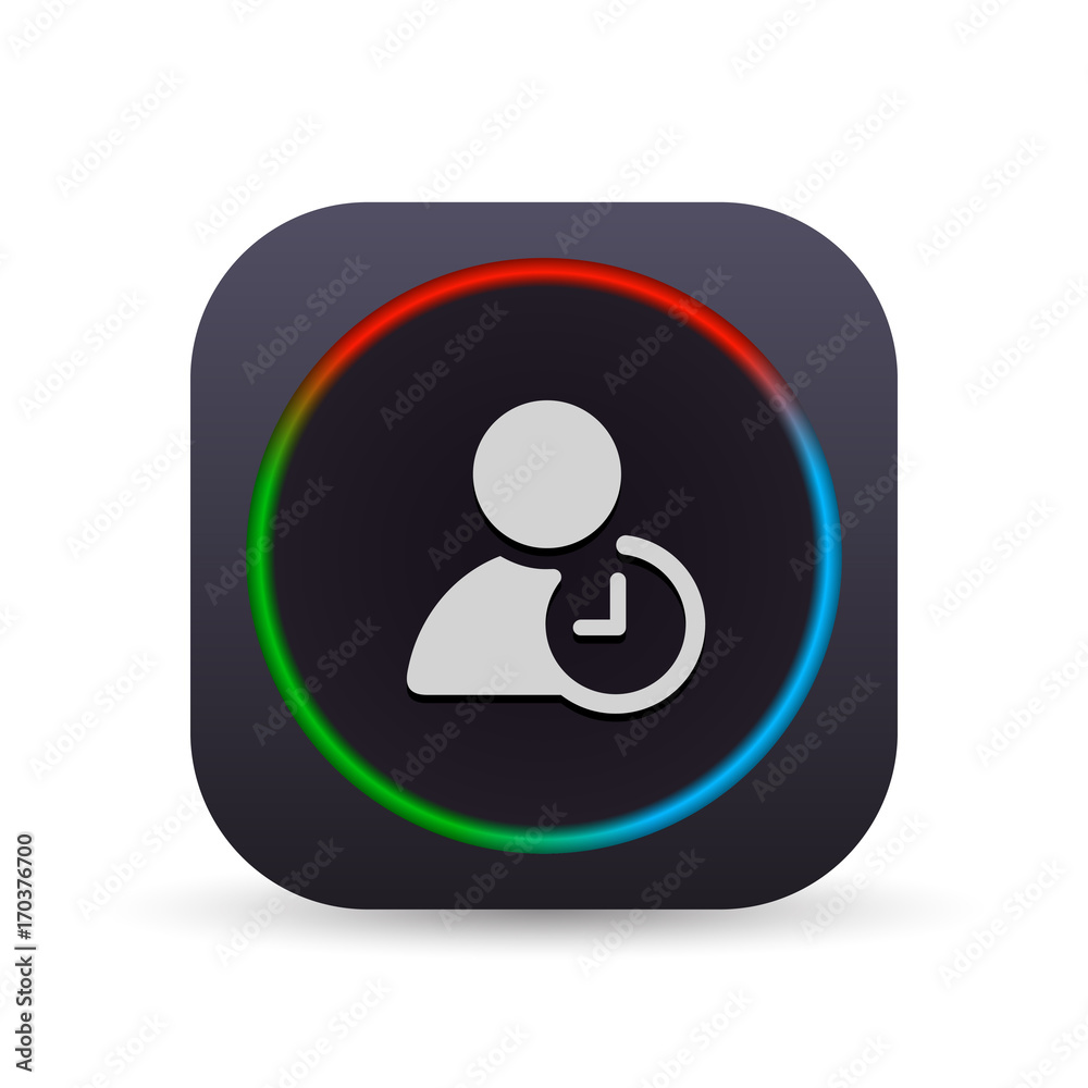 Dark MultiColor Web Button Dark MultiColor Web Button