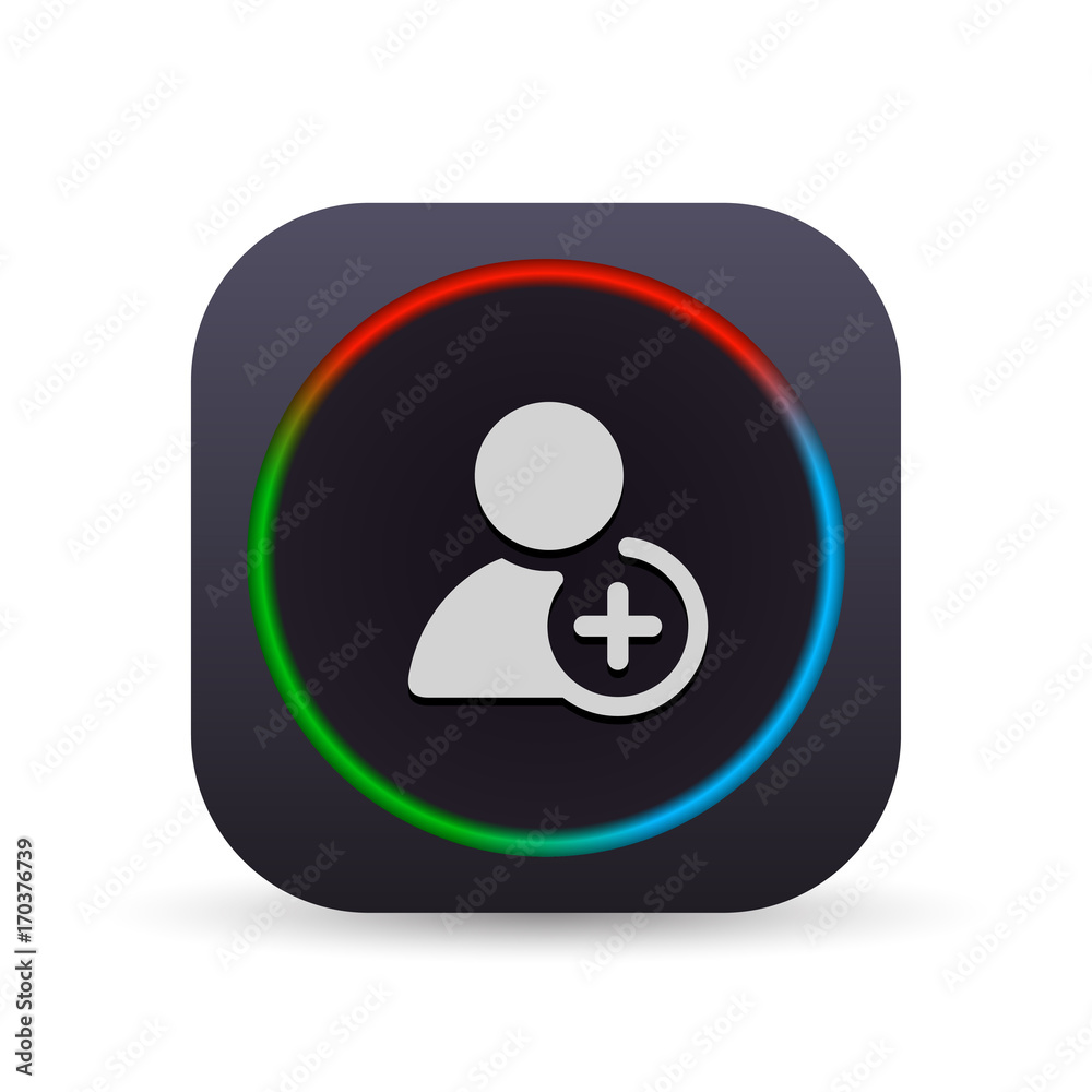 Dark MultiColor Web Button Dark MultiColor Web Button
