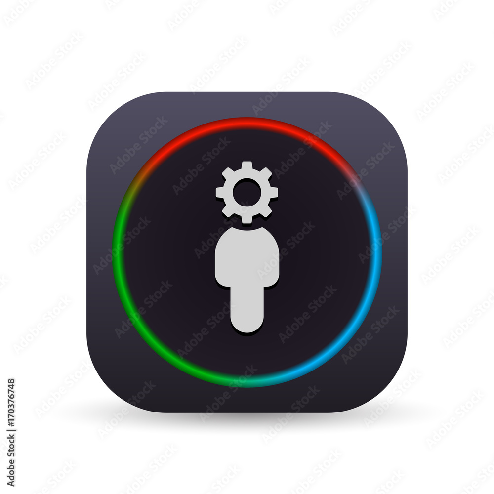 Dark MultiColor Web Button Dark MultiColor Web Button