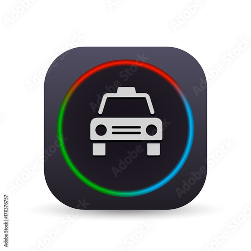 Dark MultiColor Web Button