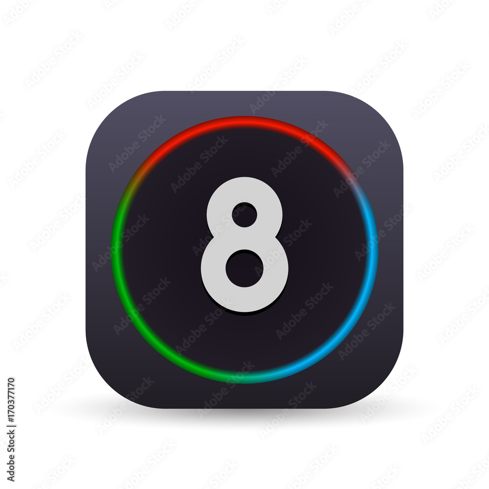 Dark MultiColor Web Button Dark MultiColor Web Button