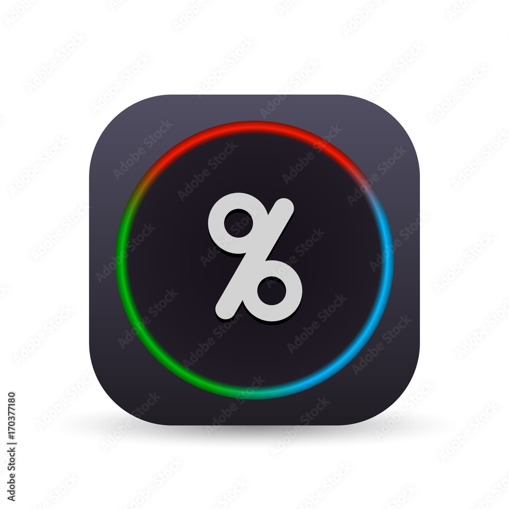 Dark MultiColor Web Button Dark MultiColor Web Button