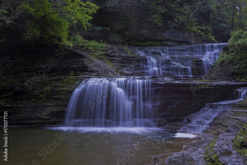 Buttermilk Falls in Ithaca  Upstate New York