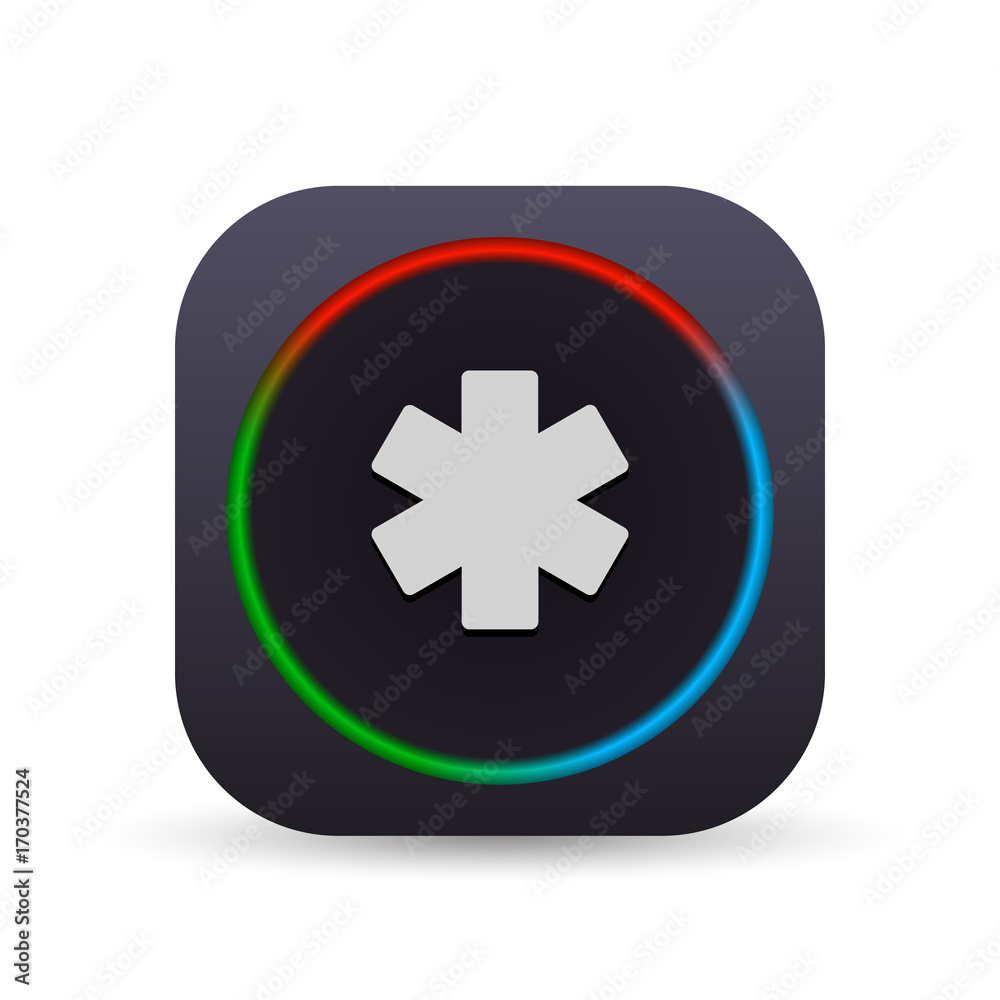 Dark MultiColor Web Button Dark MultiColor Web Button