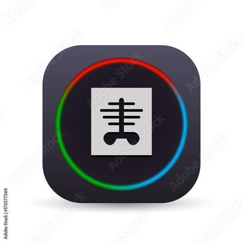 Dark MultiColor Web Button