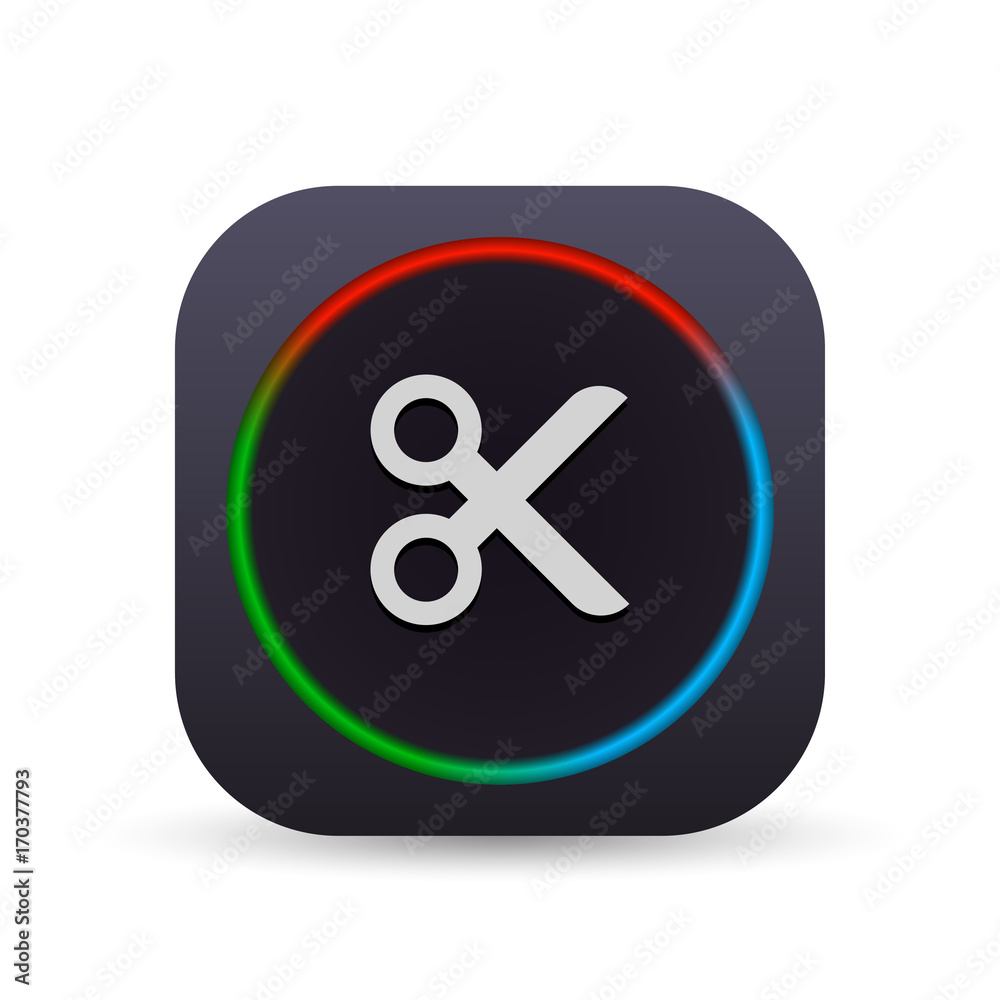 Dark MultiColor Web Button Dark MultiColor Web Button