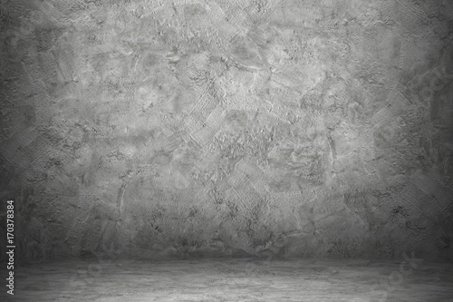 cement wall and floor with black shadow for pattern and background