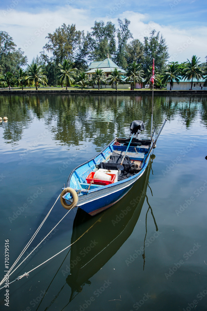 boat on lake