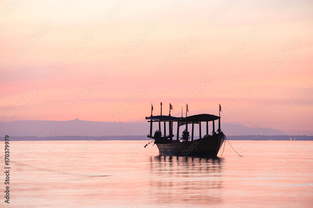 Koh Rong Cambodia Sunrise Boat