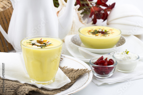 Indian Sweet Keshariya Lassi photo