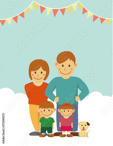 Family illustration / letter size