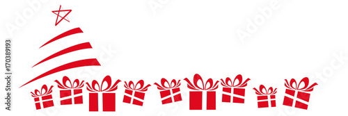 Vector banner, christmas discounts and promotions
