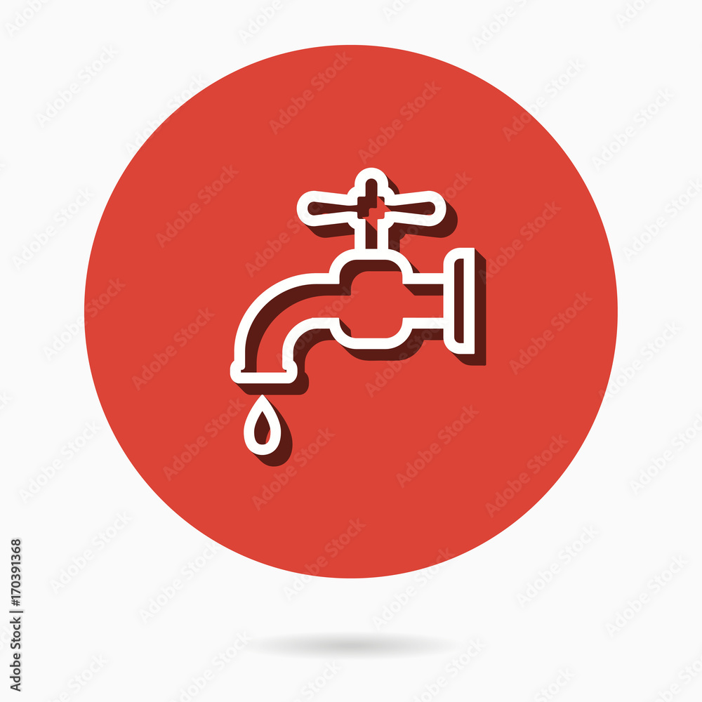 Faucet - vector icon. Faucet - vector icon.