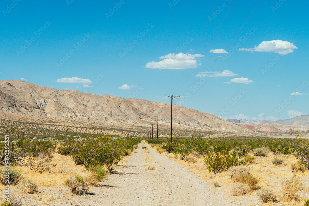 desert road landscape