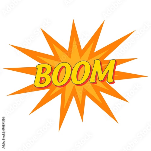 BOOM pop art banner Wording...