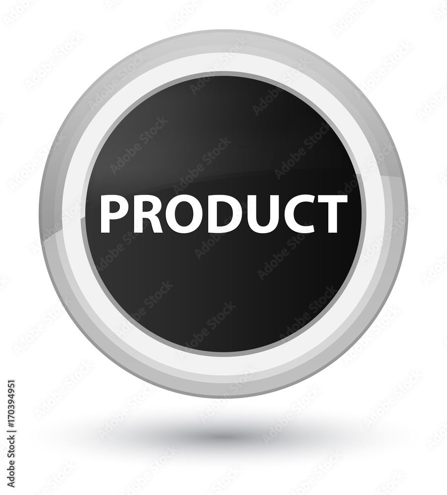 Product prime black round button Product prime black round button