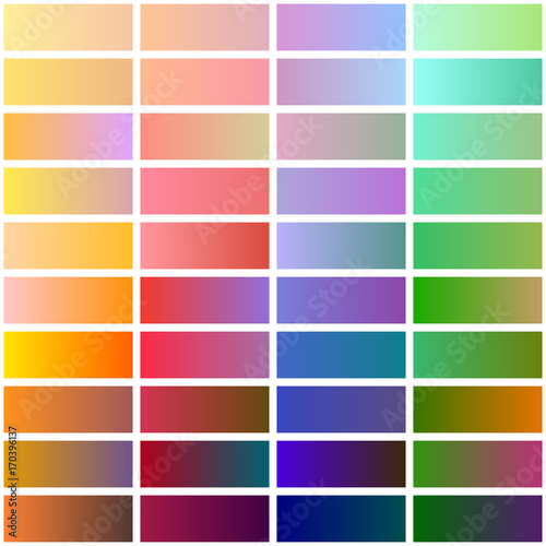 gradient swatches collection