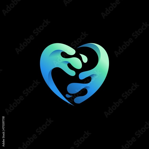 abstract water splash vector illustration