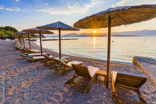 Nikiana beach on the Ionian sea  Lefkada island  Greece.