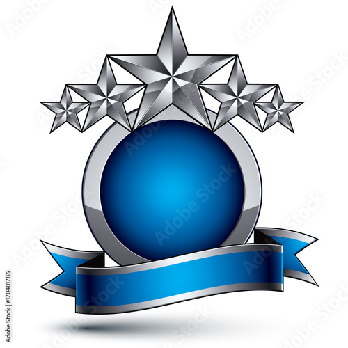 Heraldic vector template wi...
