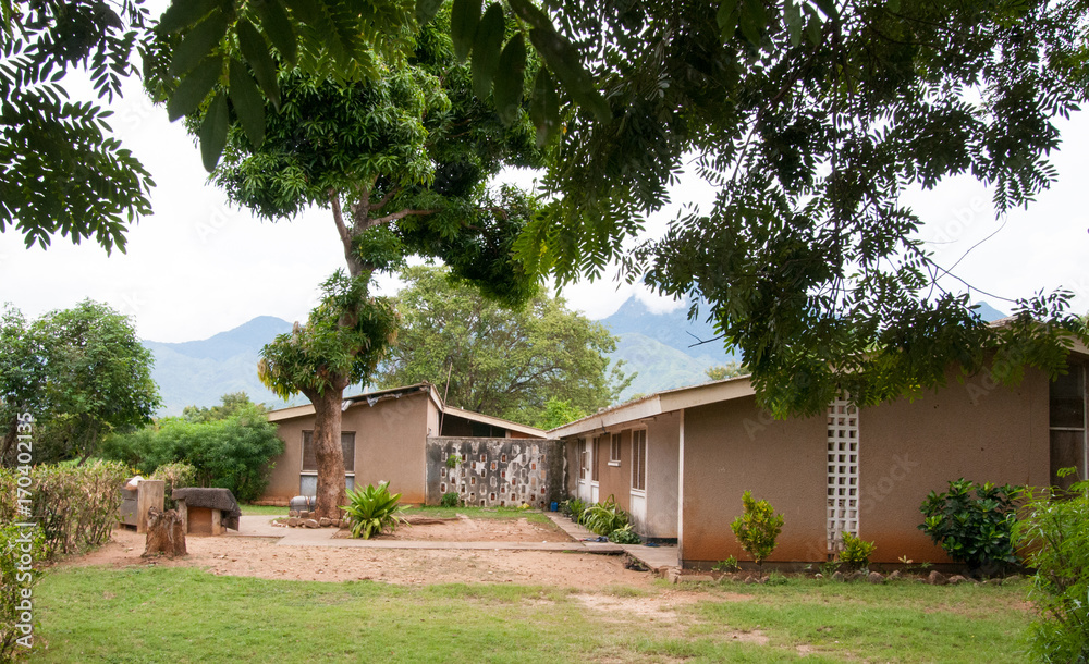 Typical middle class bungalow in a rural area, Tanzania Typical middle class bungalow in a rural area, Tanzania