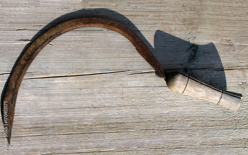 Fotografie Old rusty hammer