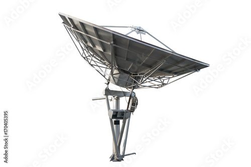 Fototapeta Naklejka Na Ścianę i Meble -  Satellite dish , Isolated on white
