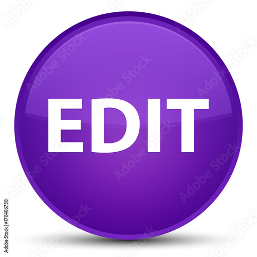 Edit special purple round button