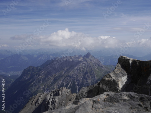 Blick vom Gipfel der Schesaplana Vorarlberg