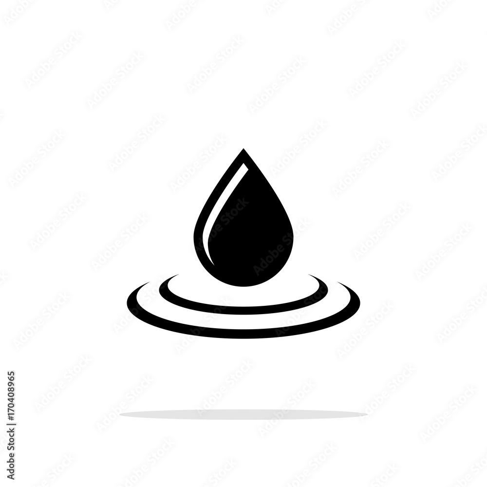 Drop icon flat. Drop icon flat.