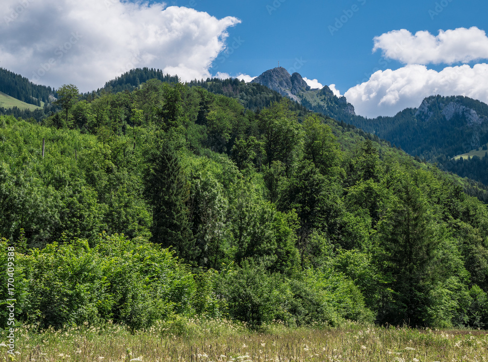 The landscape of mountain in Tyrol, Bavaria The landscape of mountain in Tyrol, Bavaria