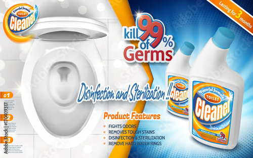 Toilet cleaner ads