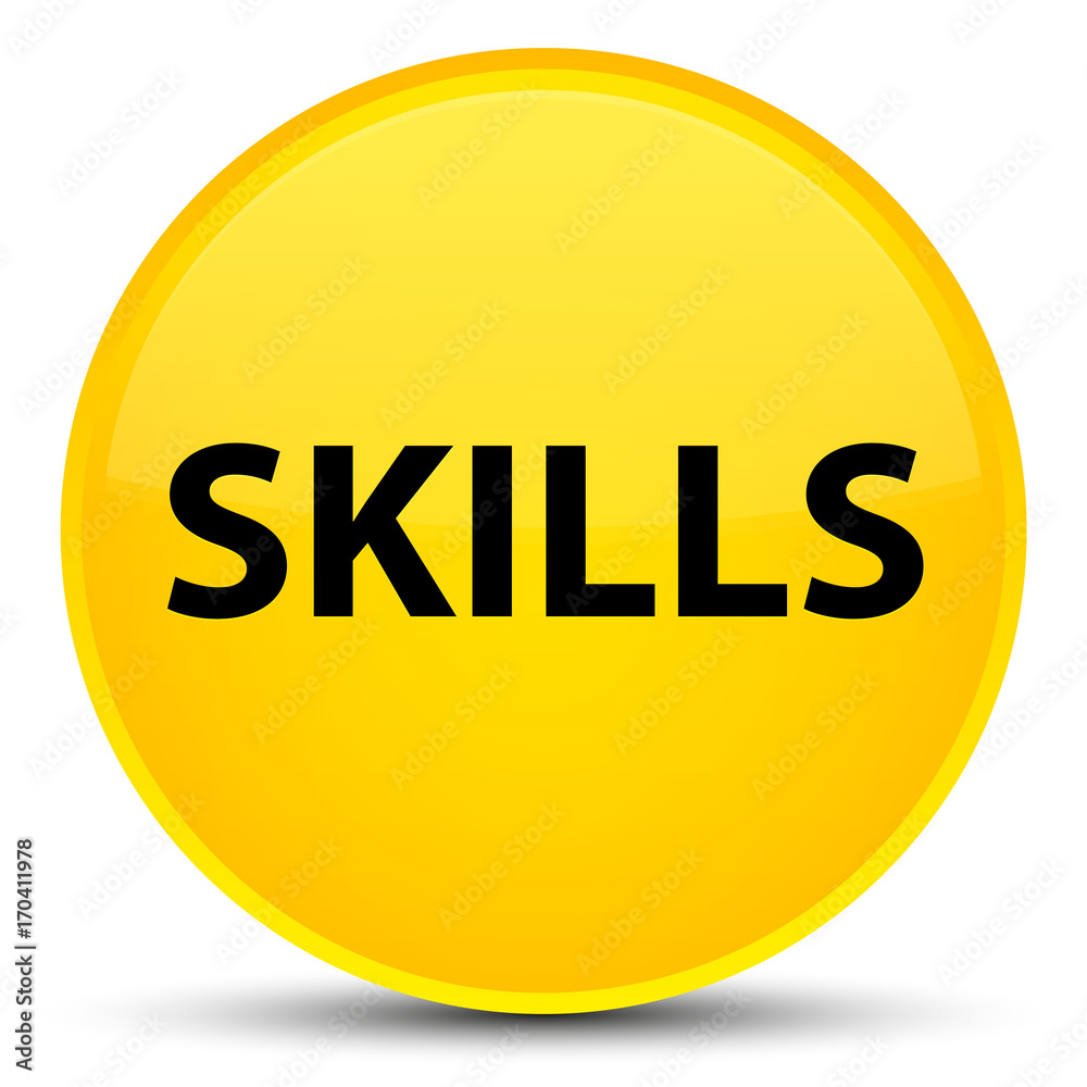 Skills special yellow round button Skills special yellow round button