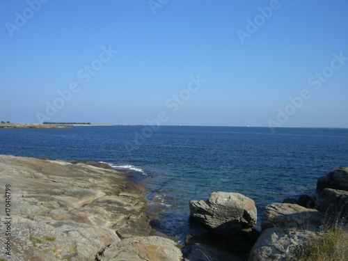 C  te sauvage de la presqu   le de Quiberon  Bretagne  France