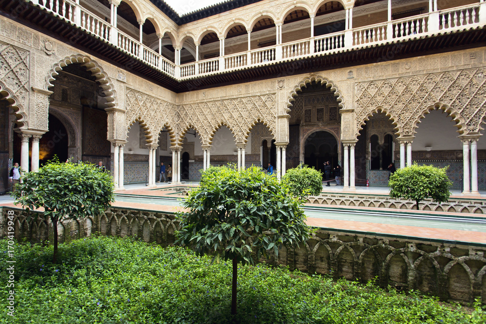 Obraz premium Real Alcazar in Seville, Andalusia