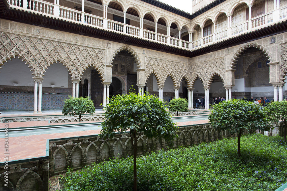 Real Alcazar in Seville, Andalusia