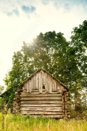 small, tiny old barn, house